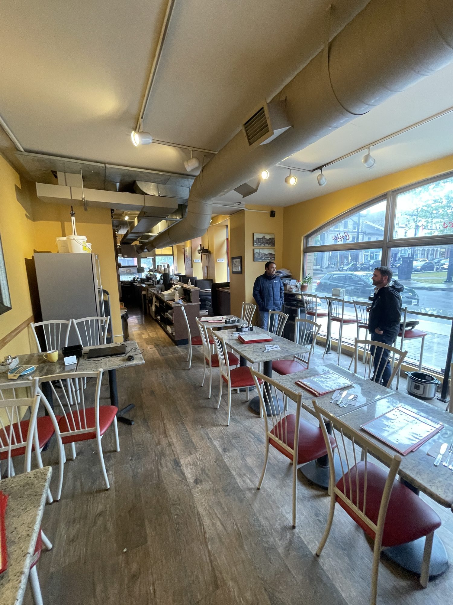 Café interior before fit-out, Kingston Canada