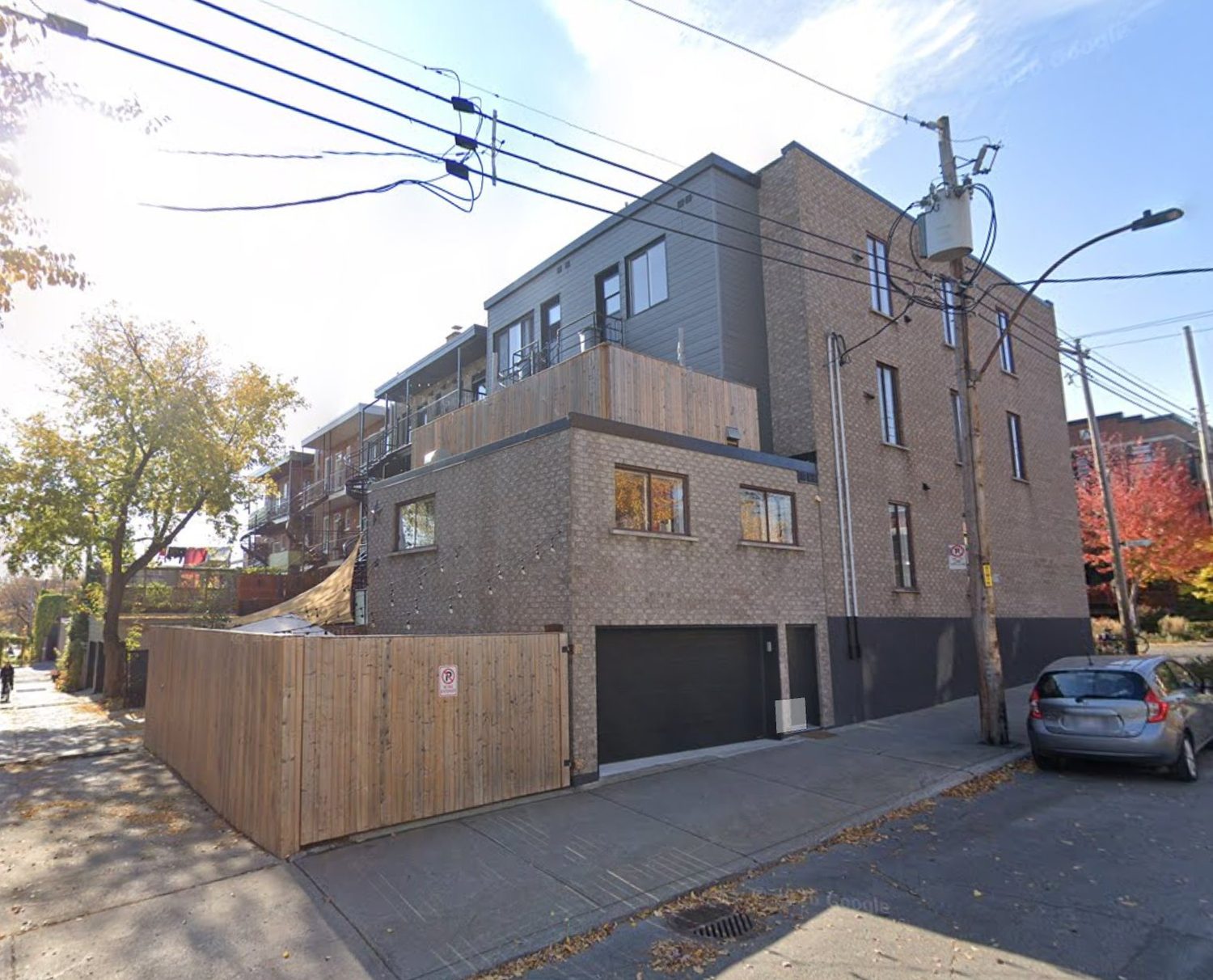 Multi-unit residential property after renovation, Montréal